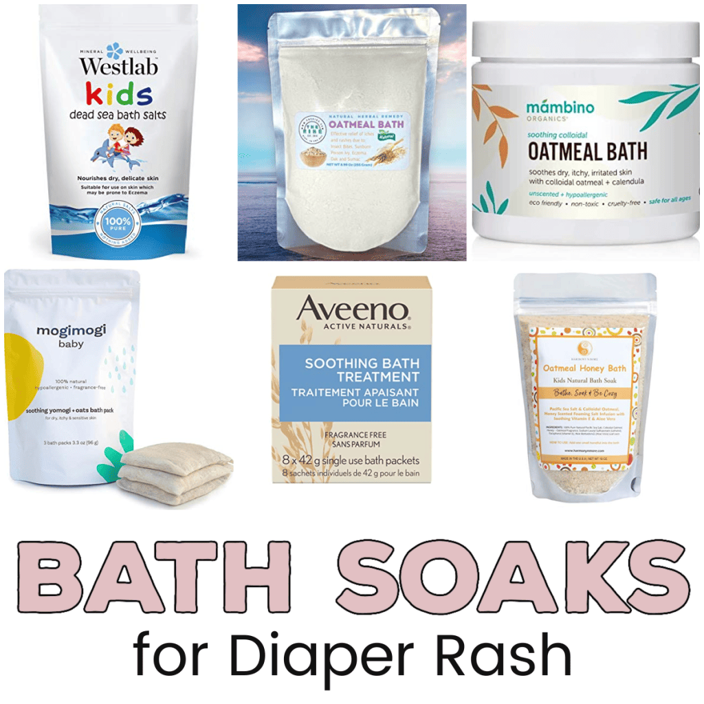 Bath Soaks for Diaper Rash