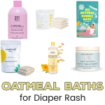 oatmeal baths diaper rash