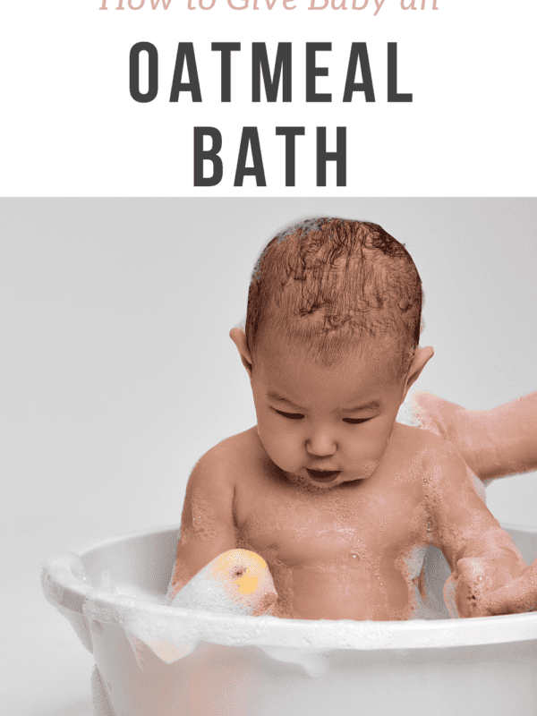How to Give Baby an Oatmeal Bath