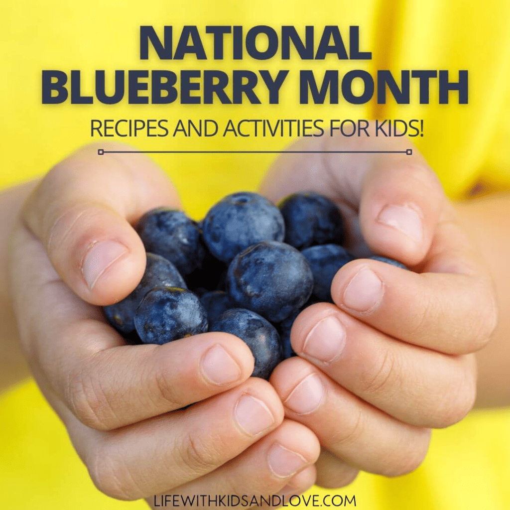 national blueberry month recipes and activities