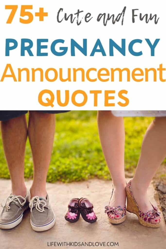 Cute Quotes To Announcement Pregnancy