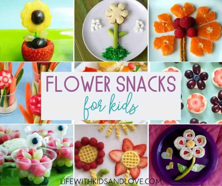 Flower Snacks for Kids
