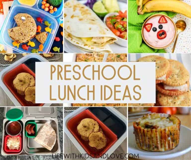 Preschool Lunch Ideas