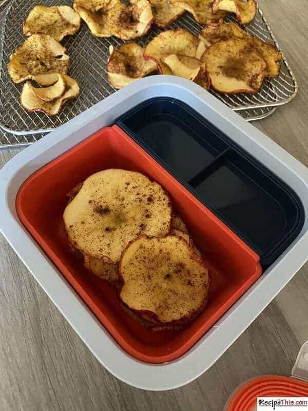 Air Fryer Apple Chips - Preschool Lunch Ideas