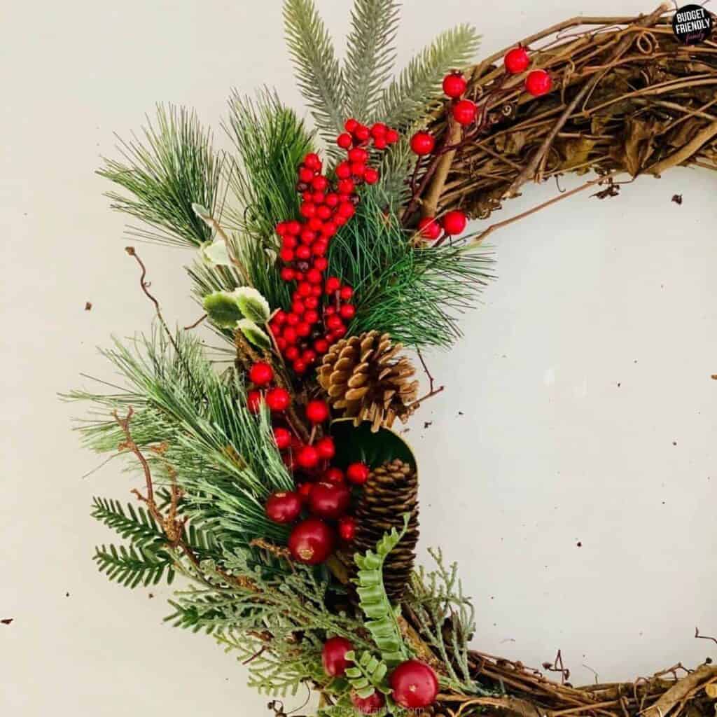 Easy Christmas Grapevine Wreath Floral 1024x1024 1