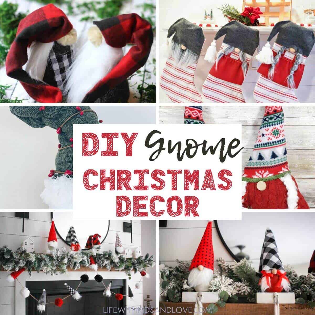 DIY Gnome Christmas Decorations