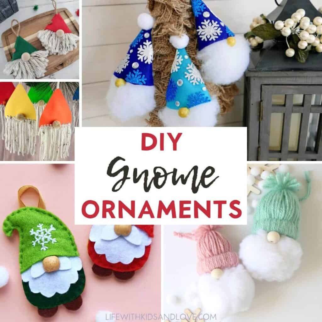 DIY Gnome Ornaments for Christmas
