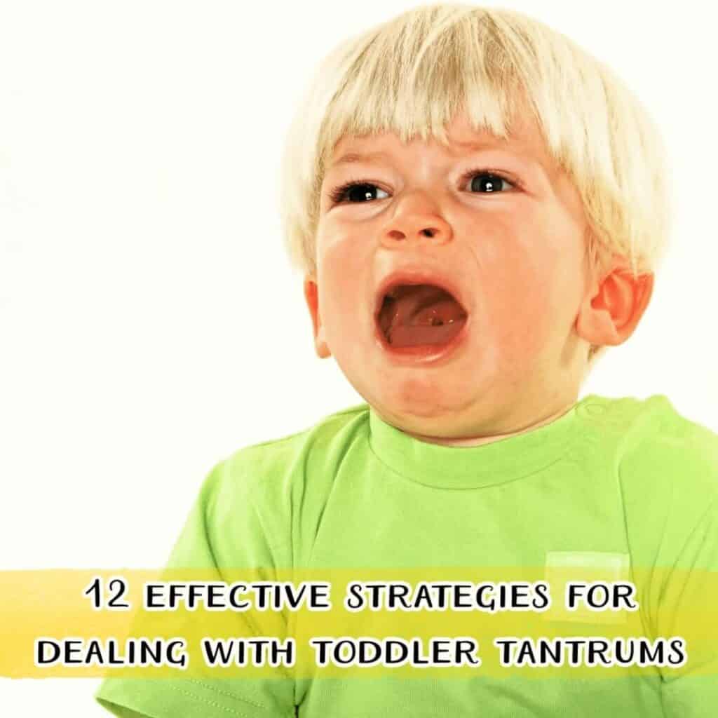 deal with toddler tantrums